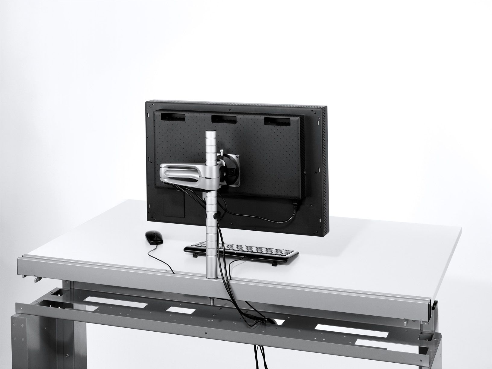 办公辅件|显示器支架|办公火狐官方网站|火狐HUOHU（中国）火狐官方网站|Wishbone 台面显示屏（立柱）支架